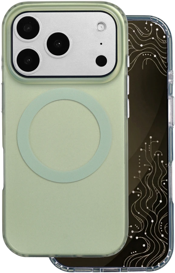 Dėklas Telforceone Tecto Shield Mistiq Mag case for iPhone 17 Pro 6,3" / 18 Pro 6,3" olive
