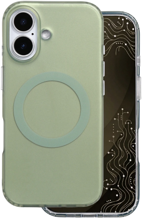 Dėklas Telforceone Tecto Shield Mistiq Mag case for iPhone 17 6,3" olive
