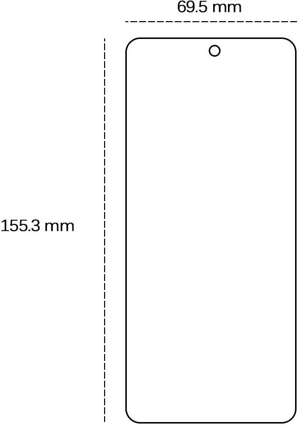 TFO „Telforceone“ grūdintas stiklas 2,5D, skirtas „Xiaomi Poco X7 Pro 5G“ (visame pasaulyje)