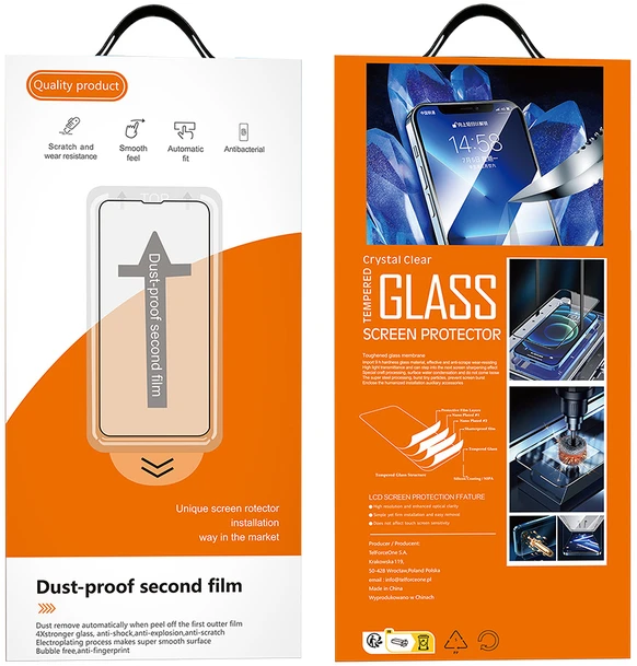Telforceone Grūdintas stiklas Dust-Free Easy Fit, skirtas Samsung Galaxy S26