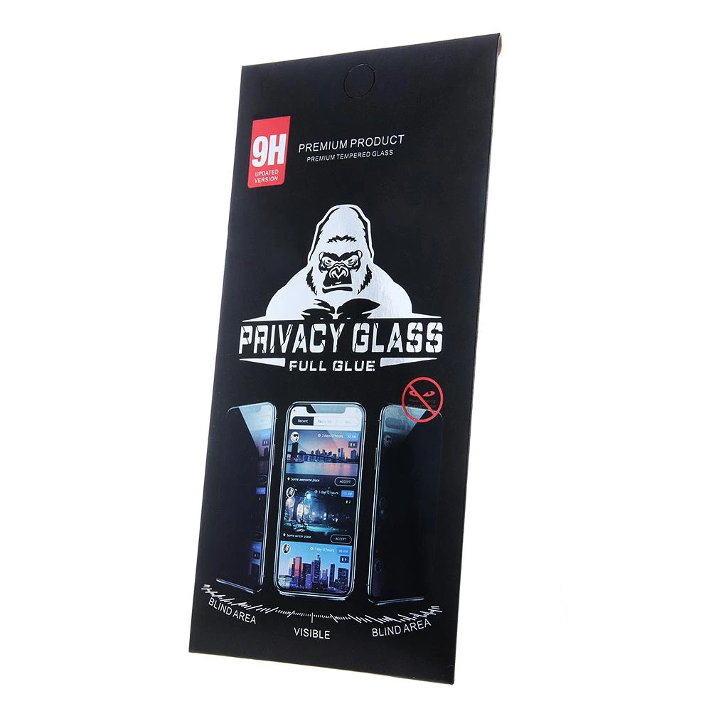 Nemo Apsauginis stiklas Apple iPhone 14 Pro Max Privacy Apsauginis stiklas juodas