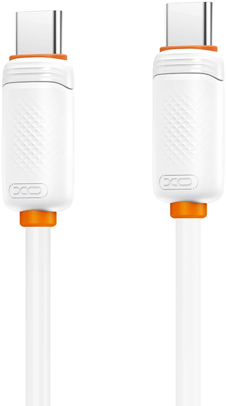 XO kabelis NB-Q298 PD USB-C – USB-C 1,0m 240W baltas