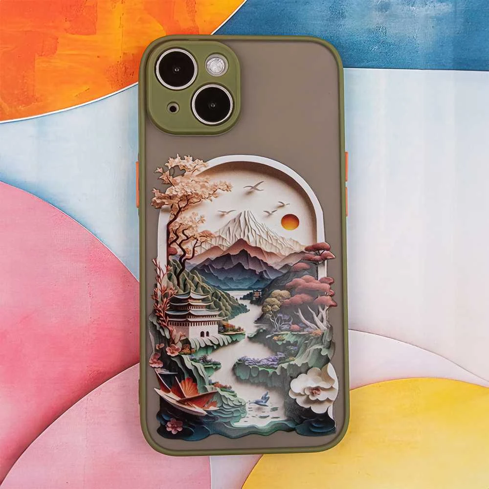 TFO Telforceone Itin madingas dėklas, skirtas Xiaomi Redmi Note 13 Pro 5G Travel žalias