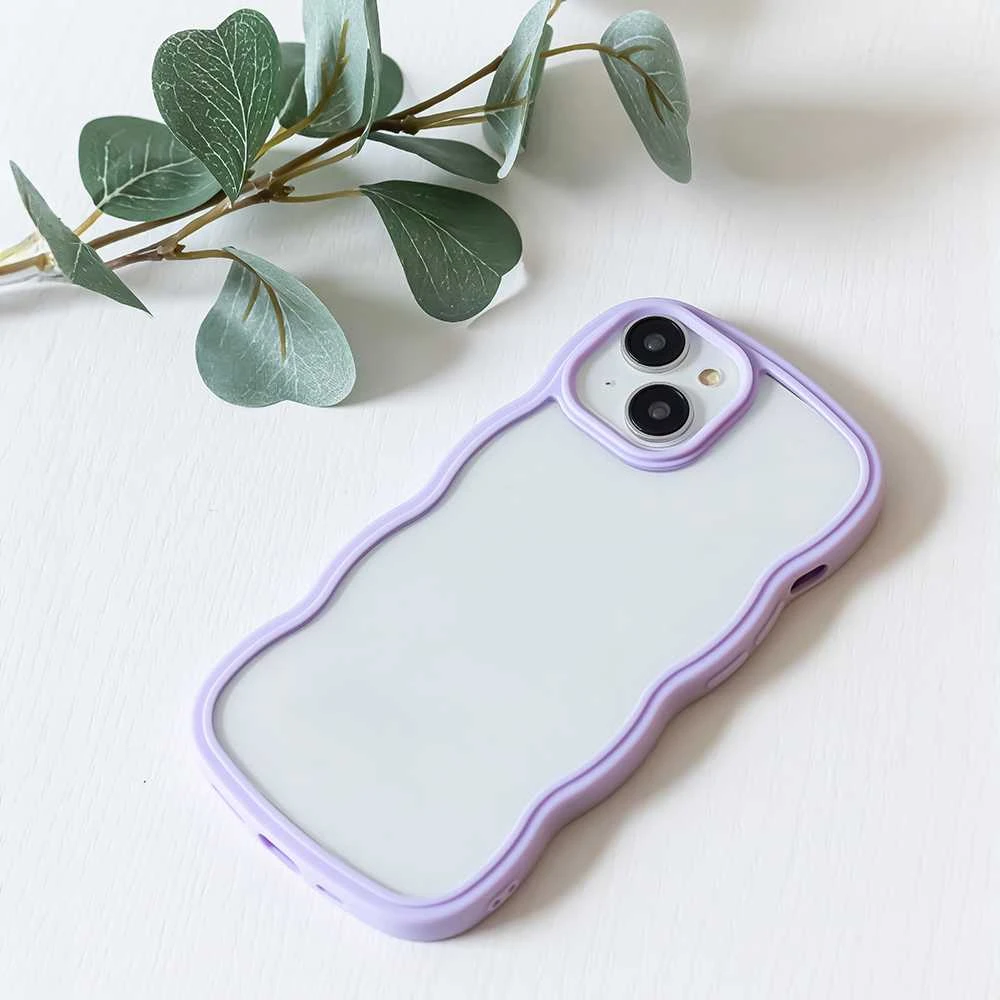 Telforceone Telefono dėklas Wave skirtas iPhone X/XS, violetinės spalvos