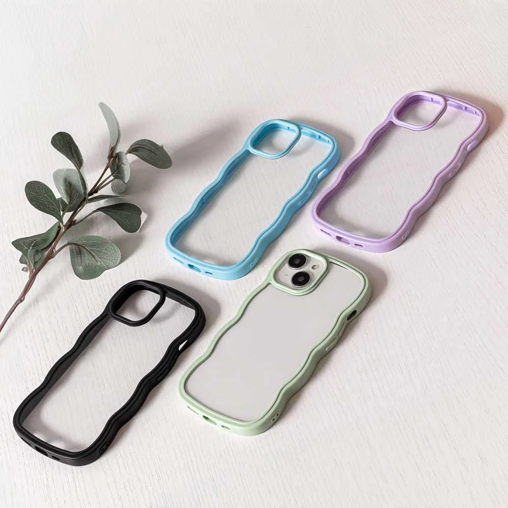 Telforceone Telefono dėklas Wave skirtas iPhone X/XS, violetinės spalvos