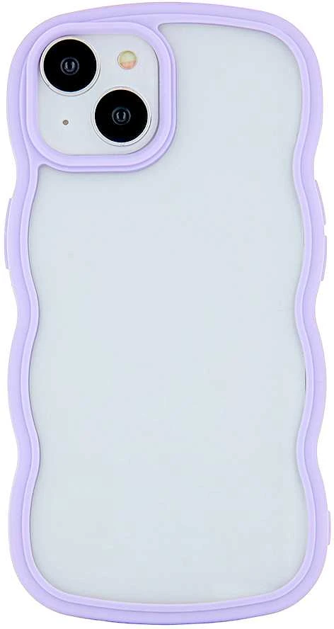Telforceone Telefono dėklas Wave skirtas iPhone X/XS, violetinės spalvos
