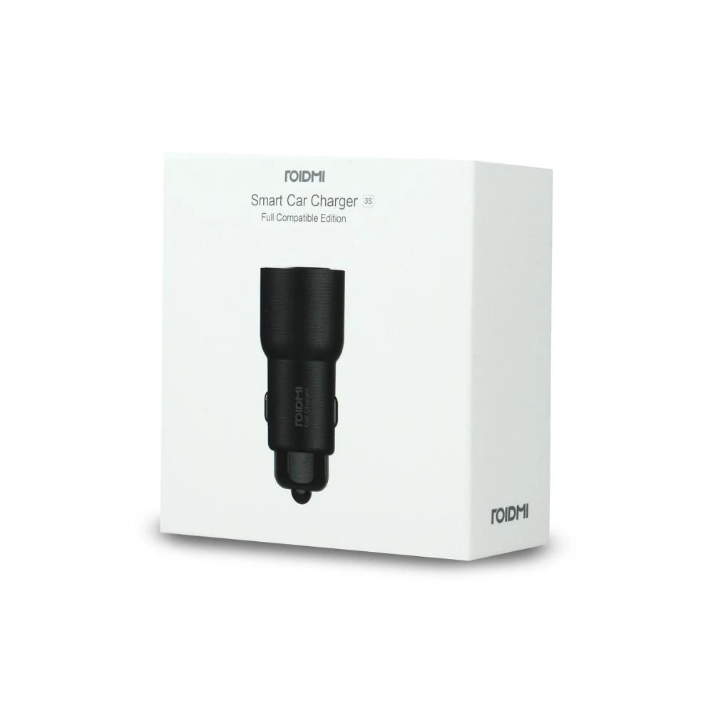Xiaomi Roidmi 3S USB 2.4A FM moduliatorius - automobilinis įkroviklis, Juodas