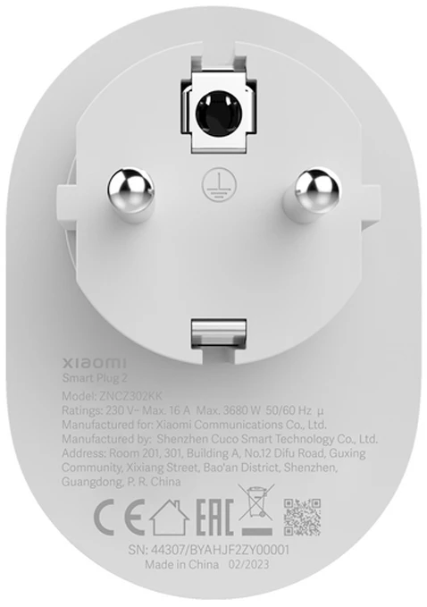 Xiaomi Smart Plug 2 EU | Xiaomi | Smart Plug 2 EU