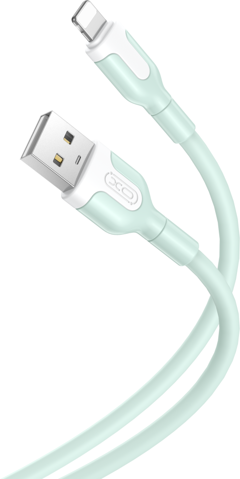 XO kabelis NB212 USB - USB-C 1,0 m 2,1A rožinės spalvos