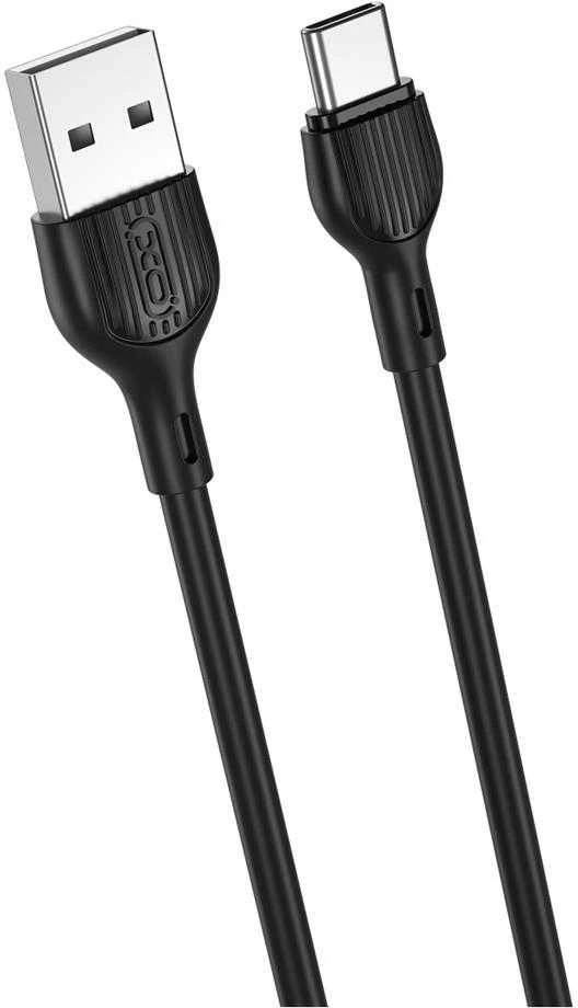XO kabelis NB200 USB - USB-C 2,0m 2.1A baltos spalvos