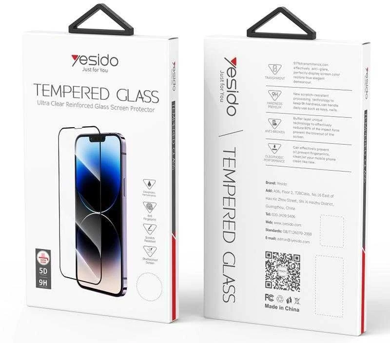 YESIDO 5D stiklas, skirtas SAMSUNG S25 / S24 TG01