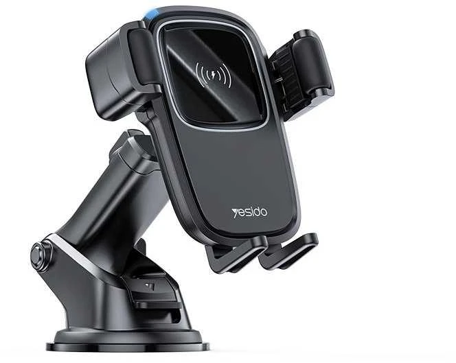 Yesido C187 automobilinis telefono laikiklis su bevieliu krovimu 15W