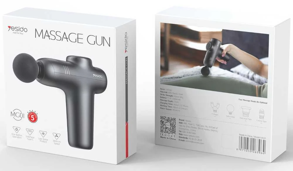 Yesido Massager MG01 Massage Gun juodas