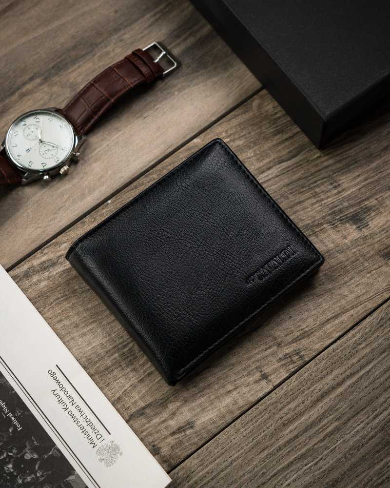 4U Cavaldi Portfel męski PU+sk&oacute;ra M621-PU