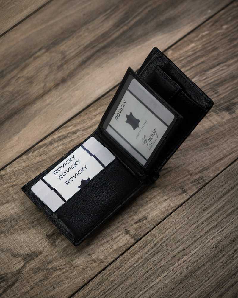 4U Cavaldi Portfel męski PU+sk&oacute;ra M1077-PU
