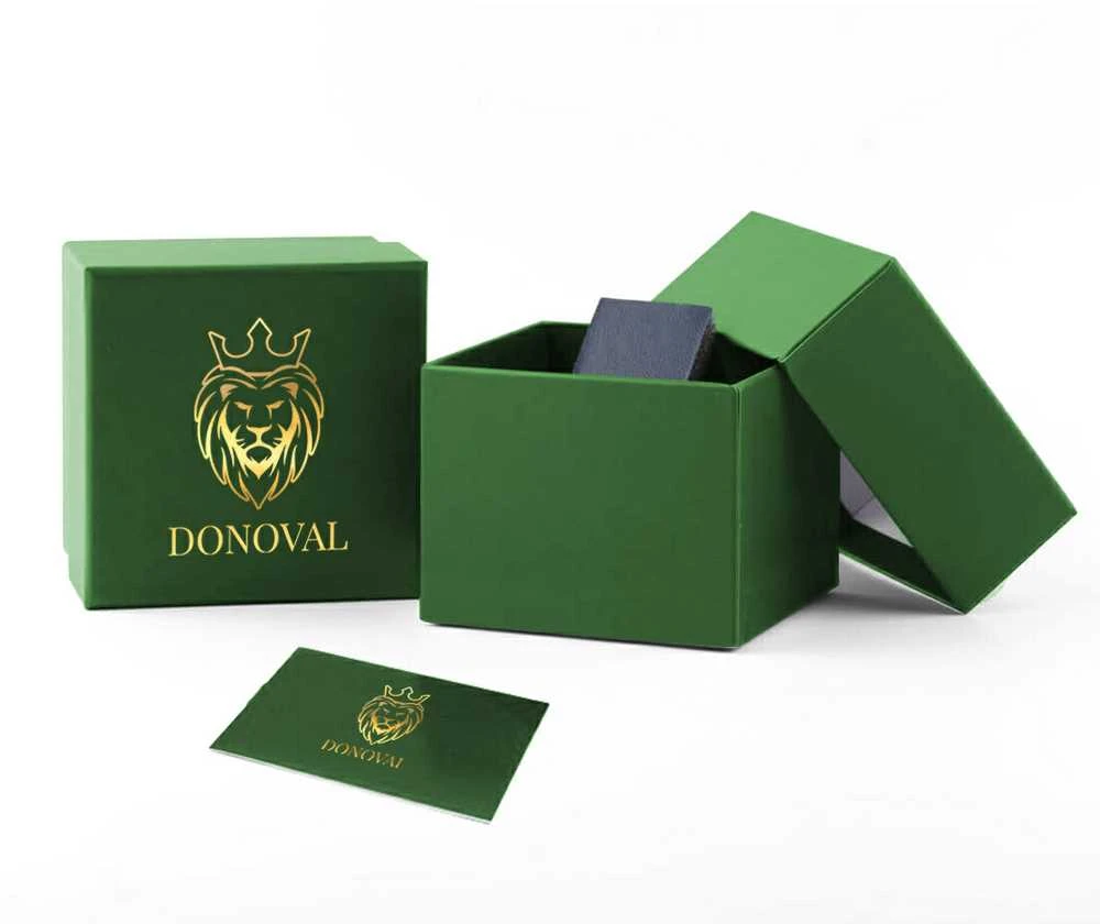 AUTOMATYCZNY Laikrodis vyrams DONOVAL WATCHES Rožinis PANTHER DL0005 + dėžutė (zdo001e)