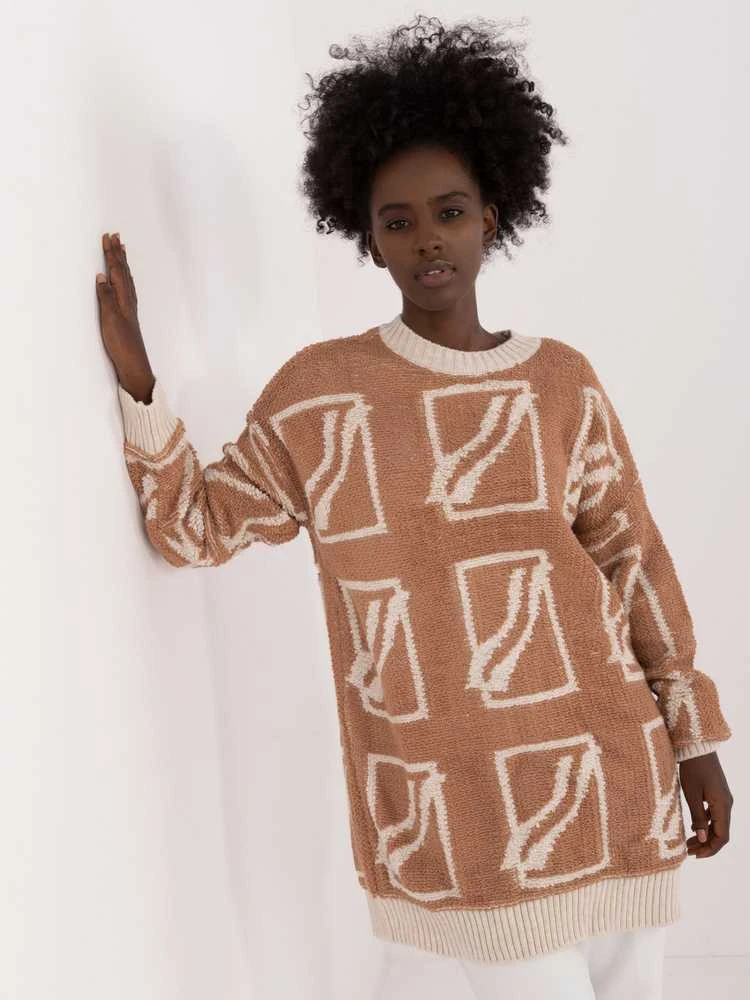 Badu Megztinis-BA-SW-0277.02-camel
