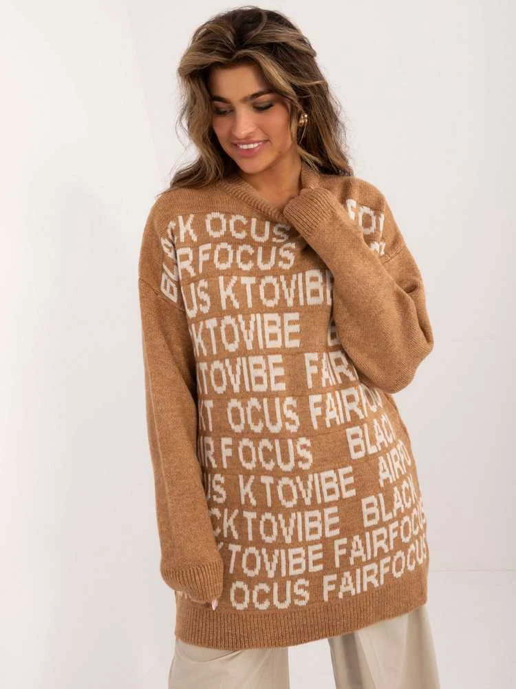 Badu Megztinis-BA-SW-0546.07-camel