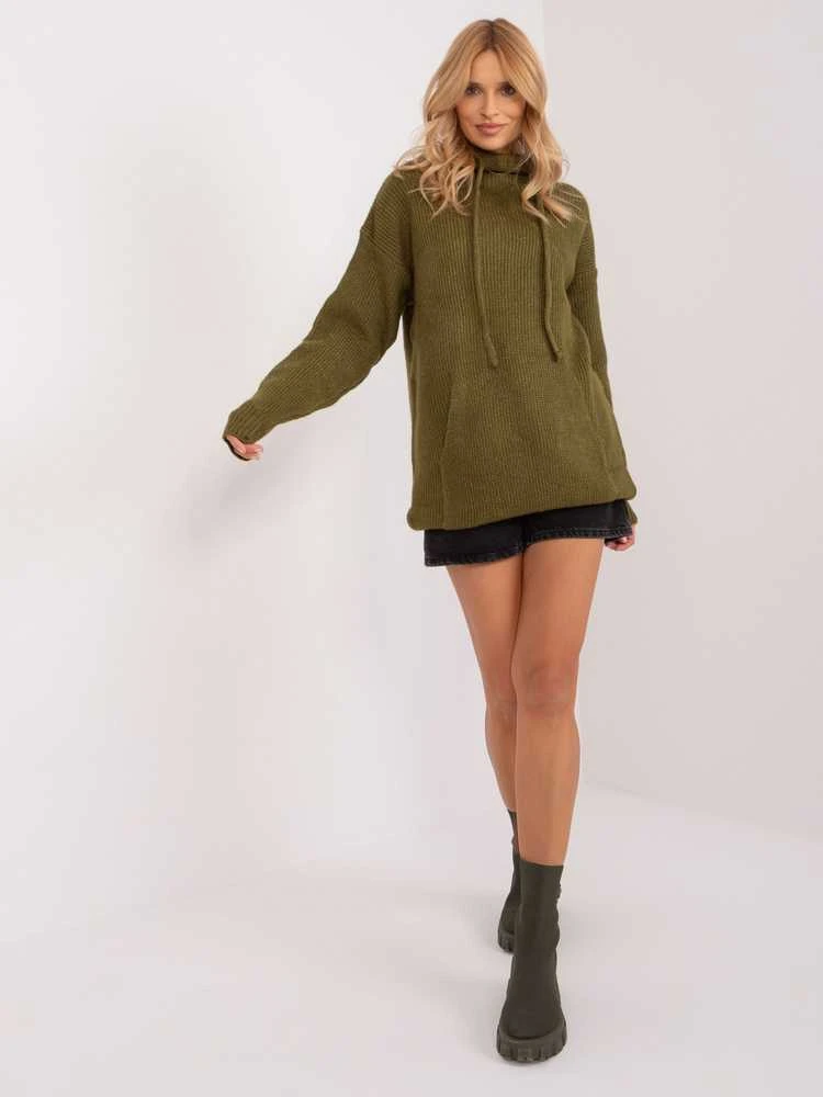 Badu Megztinis-BA-SW-0593.22-khaki