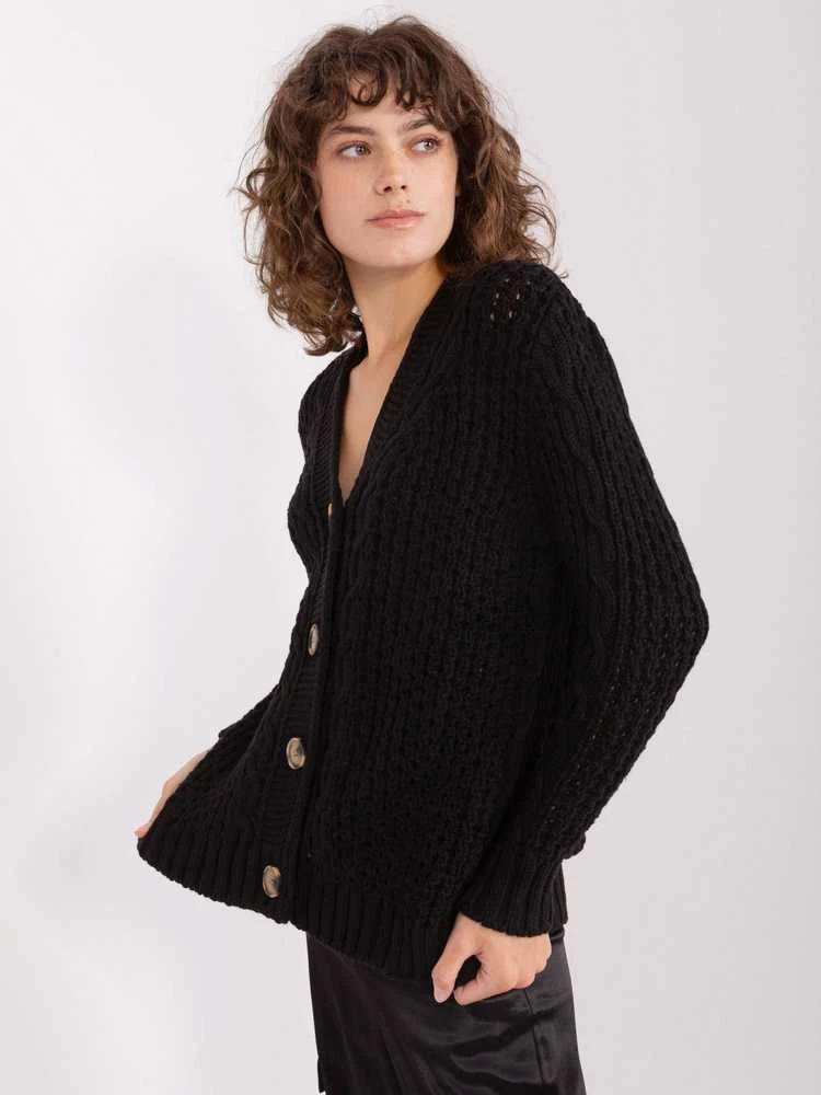 Badu Megztinis-BA-SW-8001-1.16P-juodas
