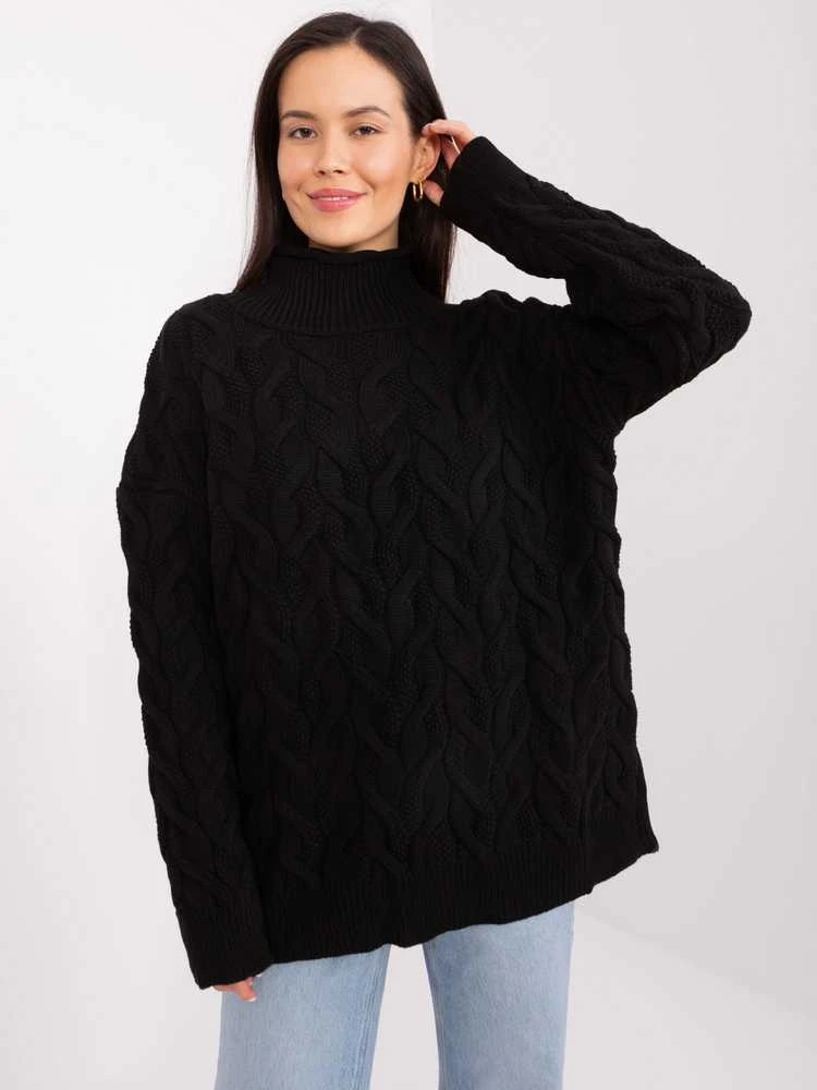 Badu Megztinis-BA-SW-8038.30-juodas
