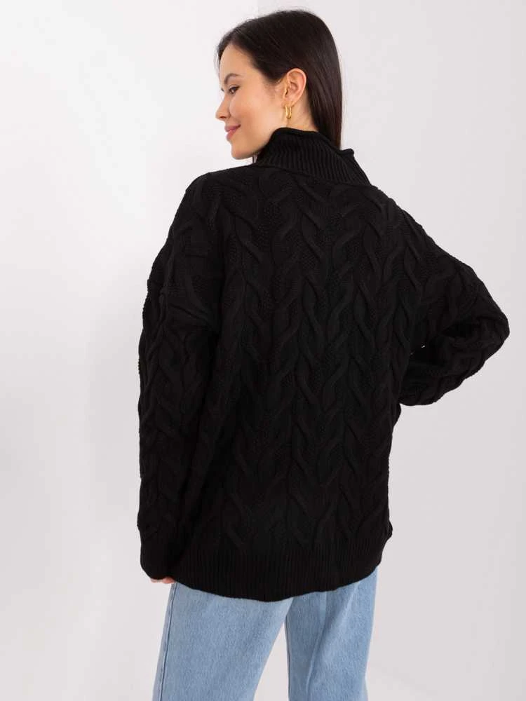 Badu Megztinis-BA-SW-8038.30-juodas