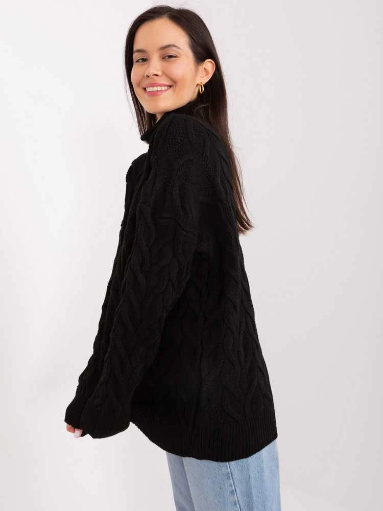 Badu Megztinis-BA-SW-8038.30-juodas