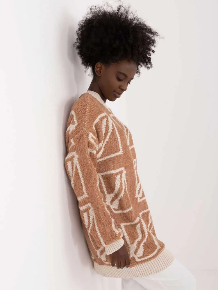Badu Megztinis-BA-SW-0277.02-camel
