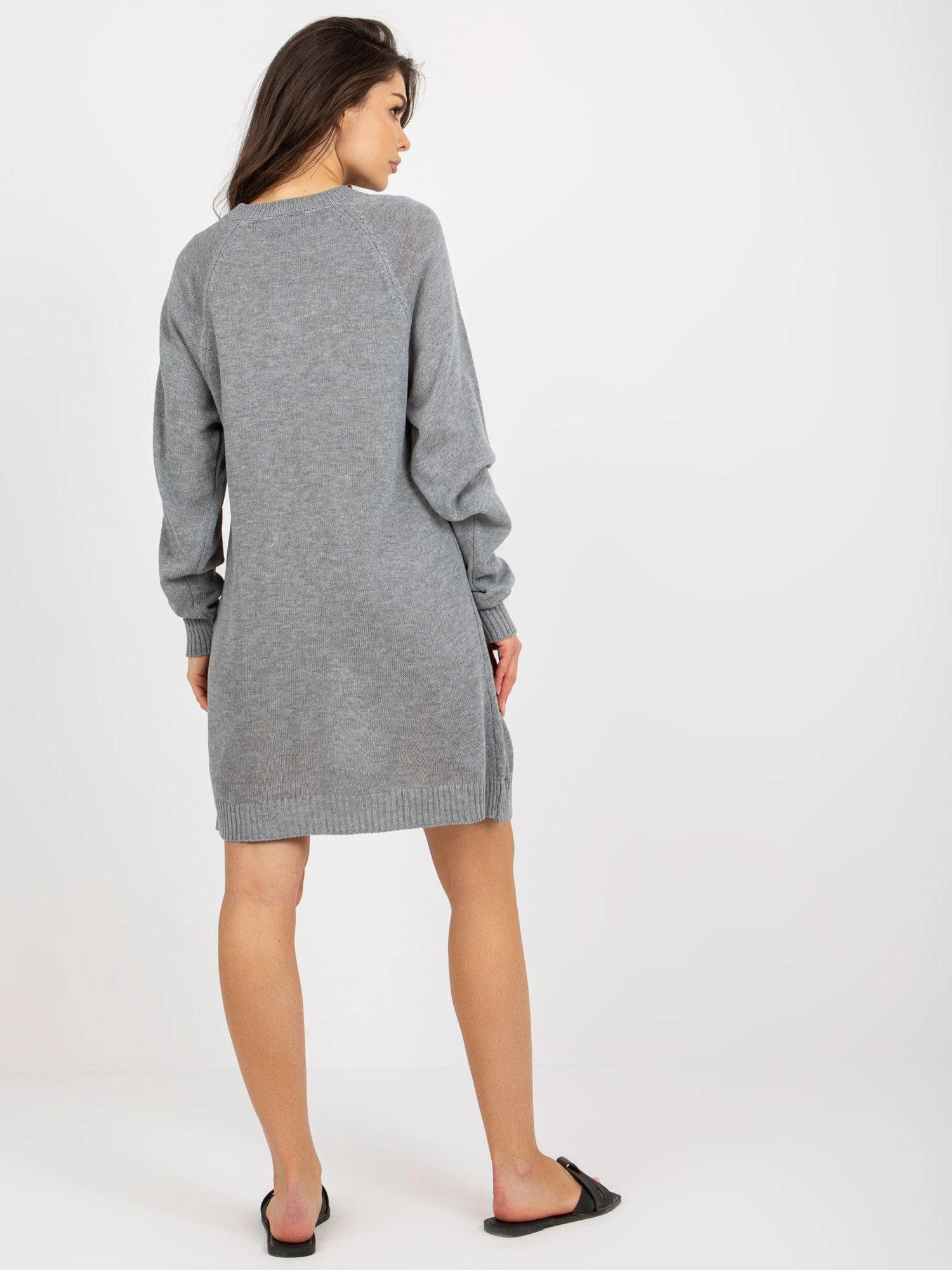 Badu Megztinis-BA-SW-9005.36P-pilka
