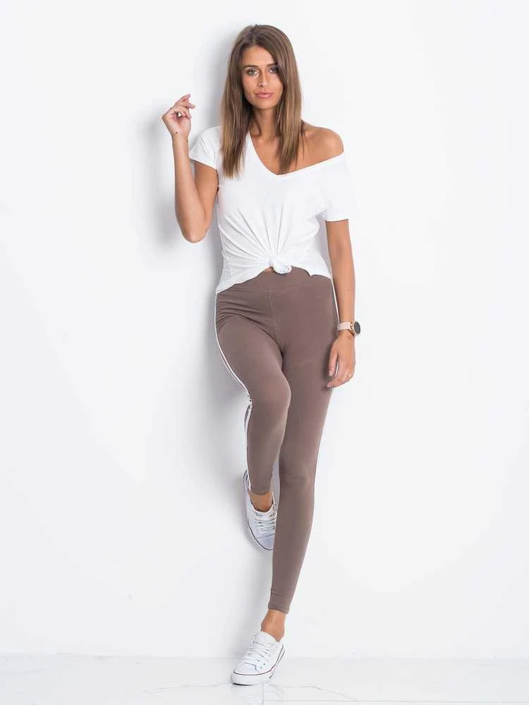Basic Feel Good Tamprės moterims-RV-LG-4954.26-rudos spalvos