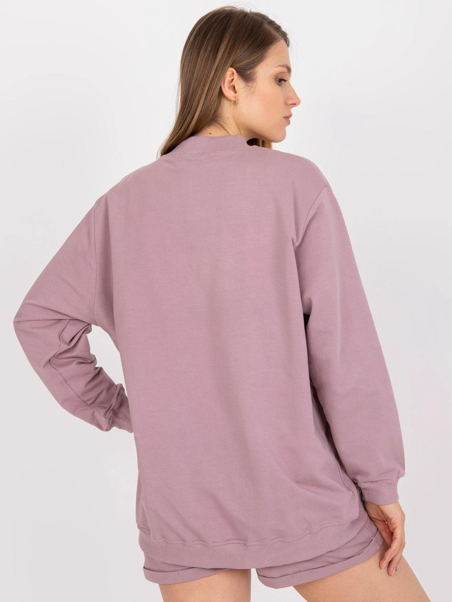 Basic Feel Good Megztinis-AP-BL-A-R001-tamsiai rožinis