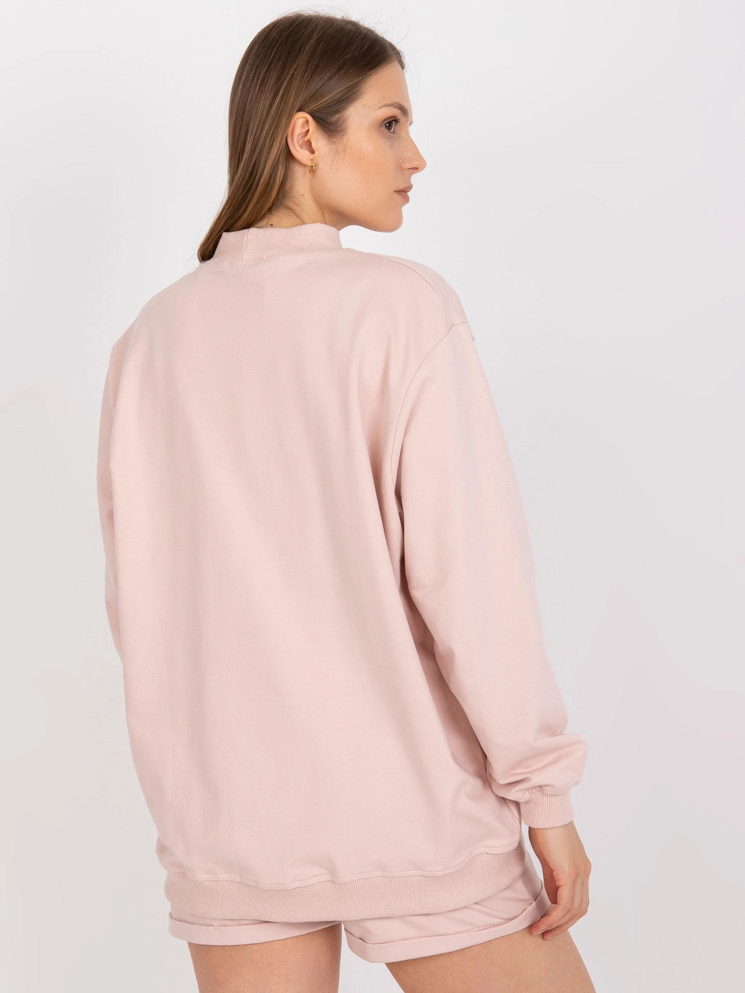Basic Feel Good Megztinis-AP-BL-A-R001-šviesiai rožinis