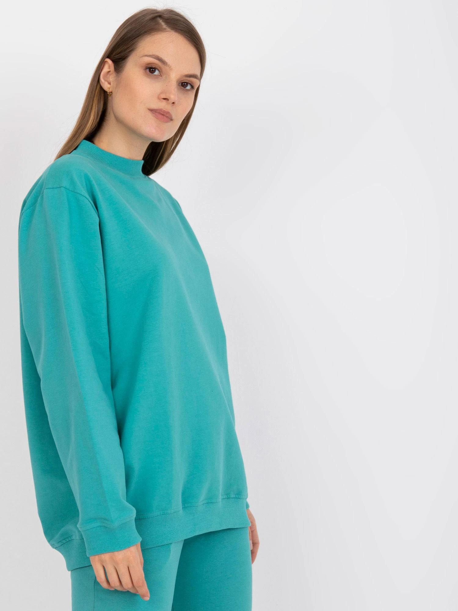 Basic Feel Good Megztinis-AP-BL-A-R001-turkis