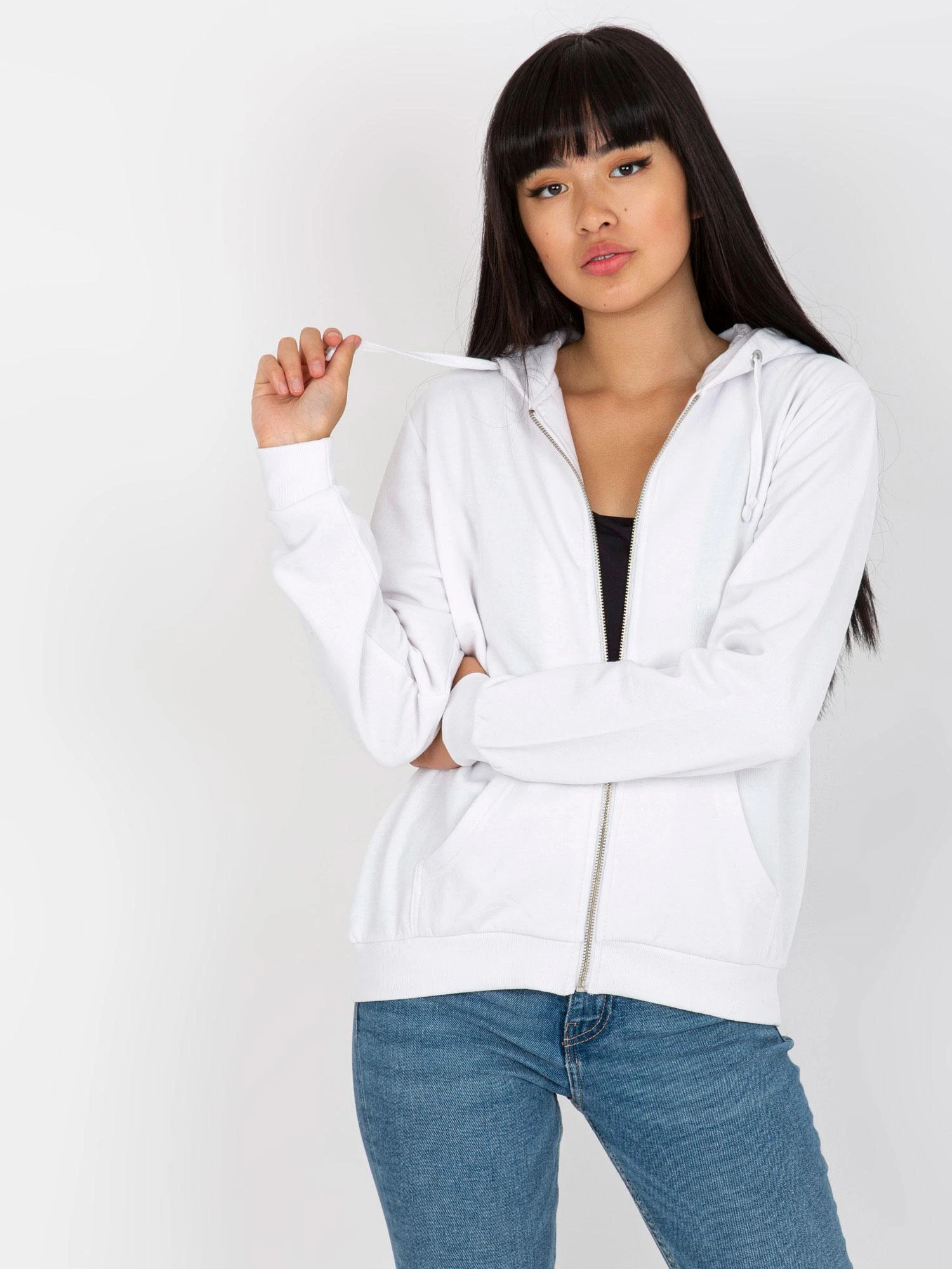 Basic Feel Good Megztinis-B-002.72-baltas