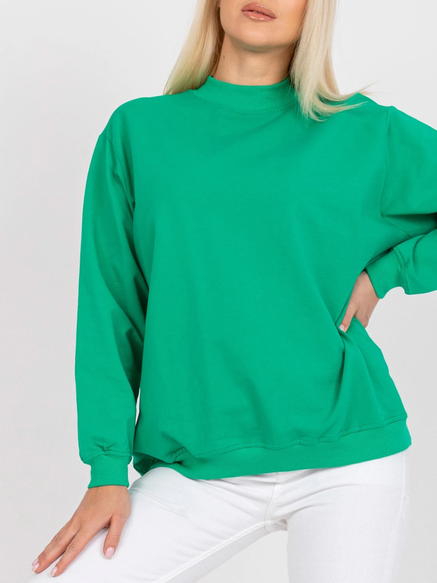 Basic Feel Good Megztinis-RV-BL-5185.73P-žalias