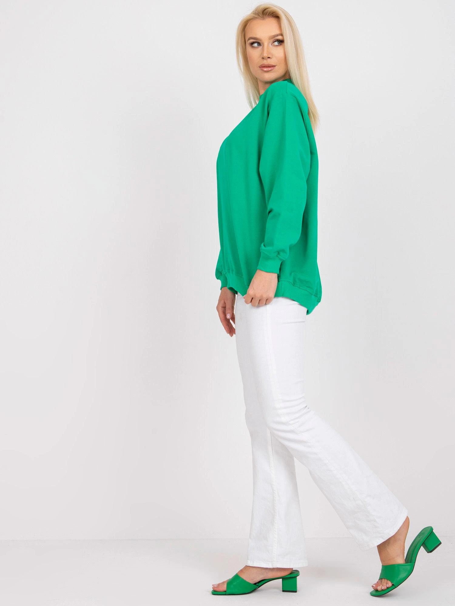 Basic Feel Good Megztinis-RV-BL-5185.73P-žalias
