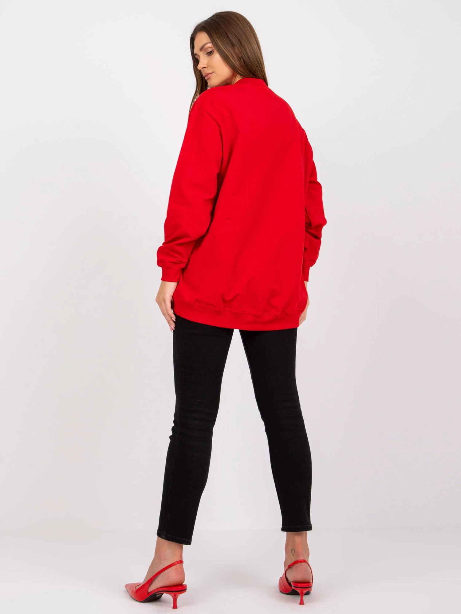 Basic Feel Good Megztinis-RV-BL-5185.81P-raudonas