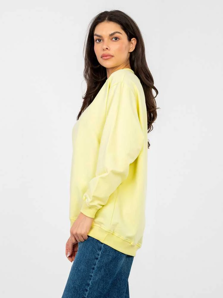 Basic Feel Good Džempreris moterimRV-BL-5185.93P-jasny geltona