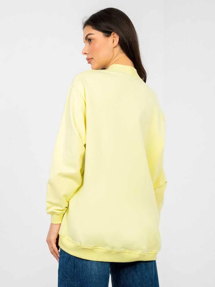 Basic Feel Good Džempreris moterimRV-BL-5185.93P-jasny geltona