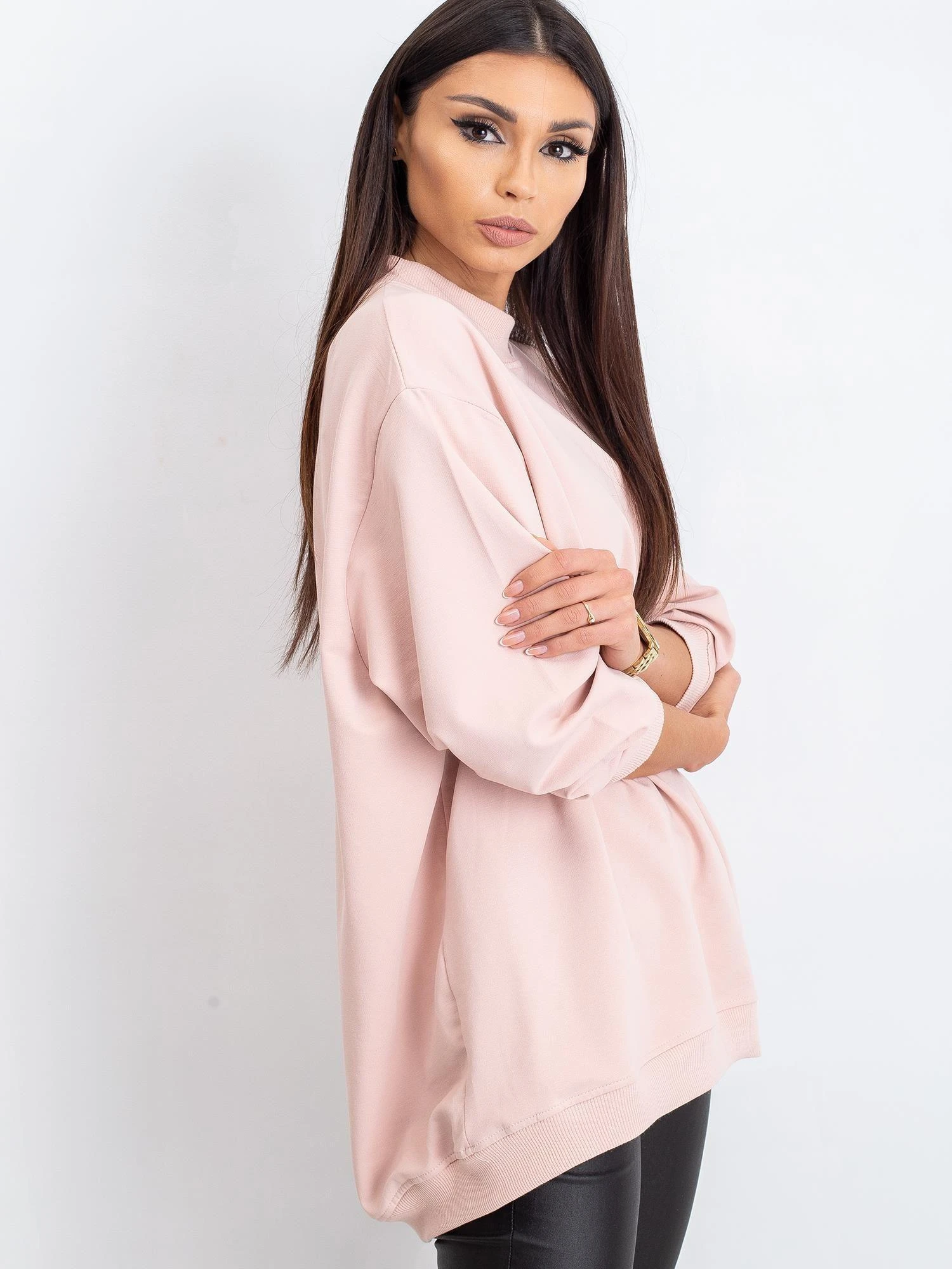 Basic Feel Good Megztinis-RV-BL-5185.93P-šviesiai rožinis