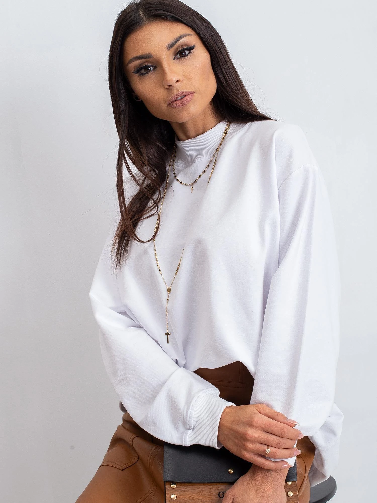 Basic Feel Good Megztinis-RV-BL-5185.94P-baltas