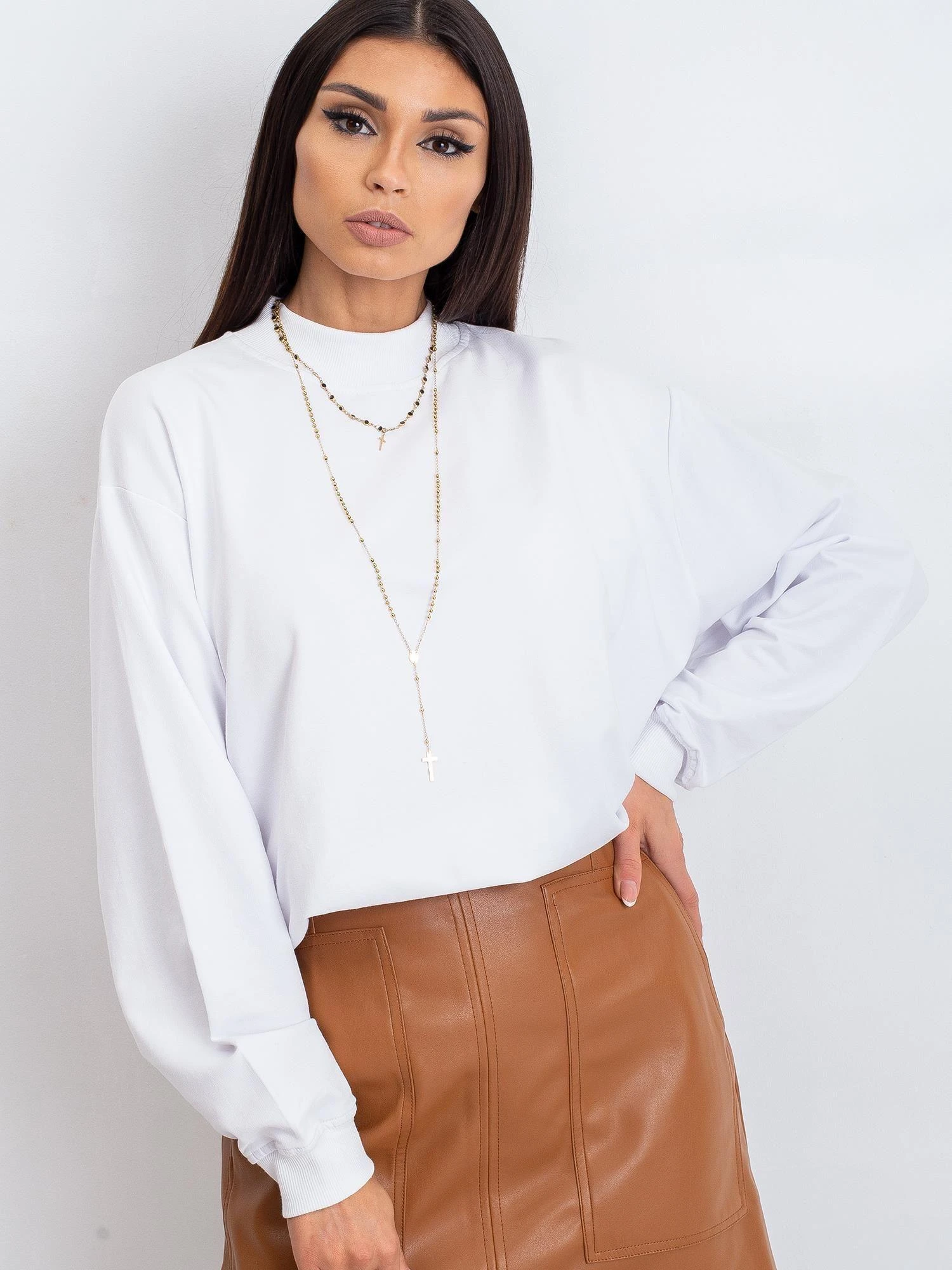 Basic Feel Good Megztinis-RV-BL-5185.94P-baltas