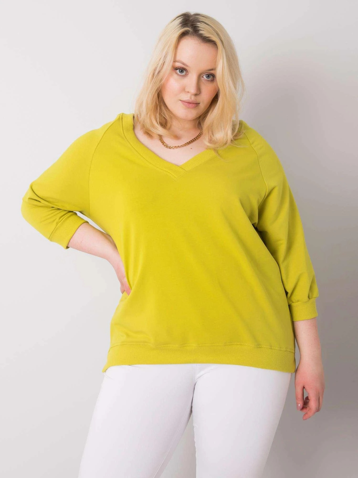 Basic Feel Good Megztinis-RV-BL-6295.03X-lime