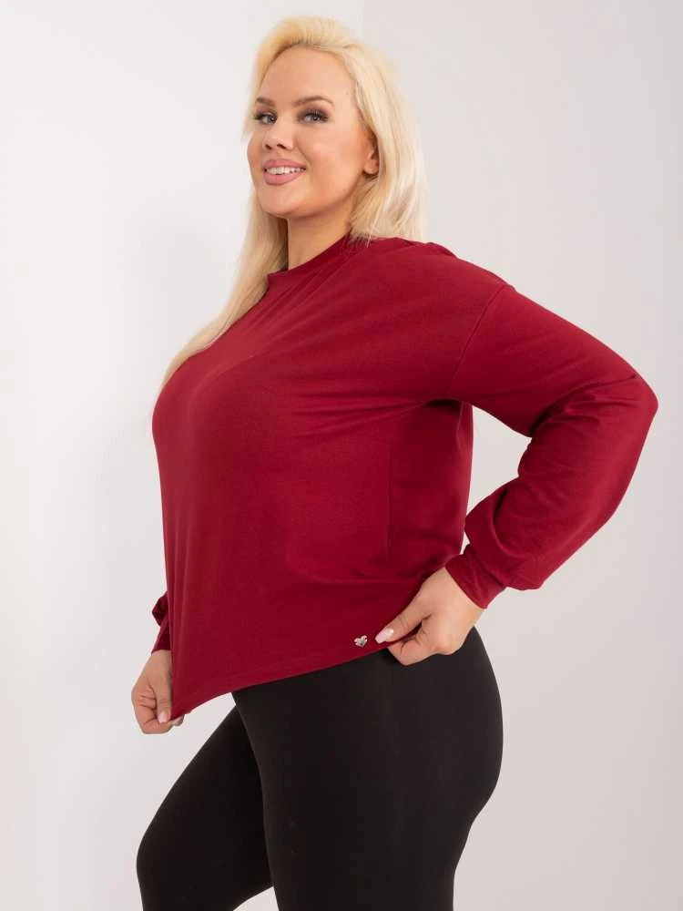 Basic Feel Good Megztinis-RV-BL-6317.94-bordo