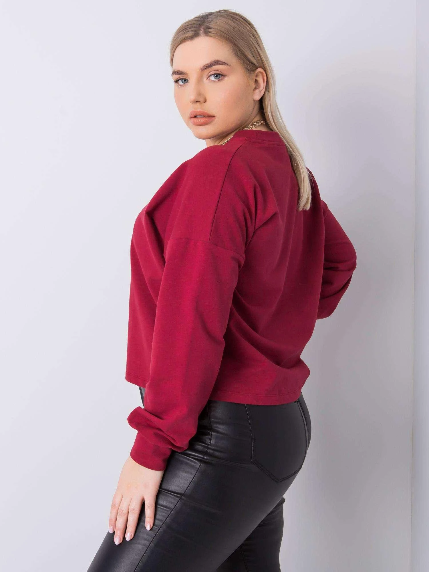 Basic Feel Good Megztinis-RV-BL-6317.94-bordo