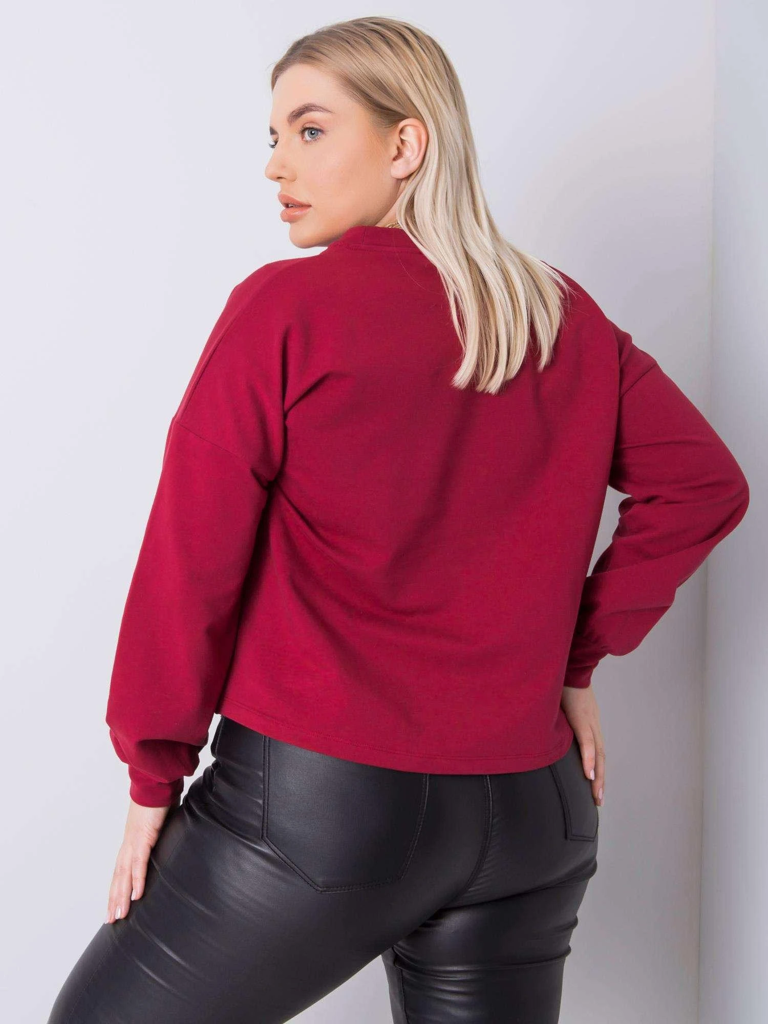 Basic Feel Good Megztinis-RV-BL-6317.94-bordo