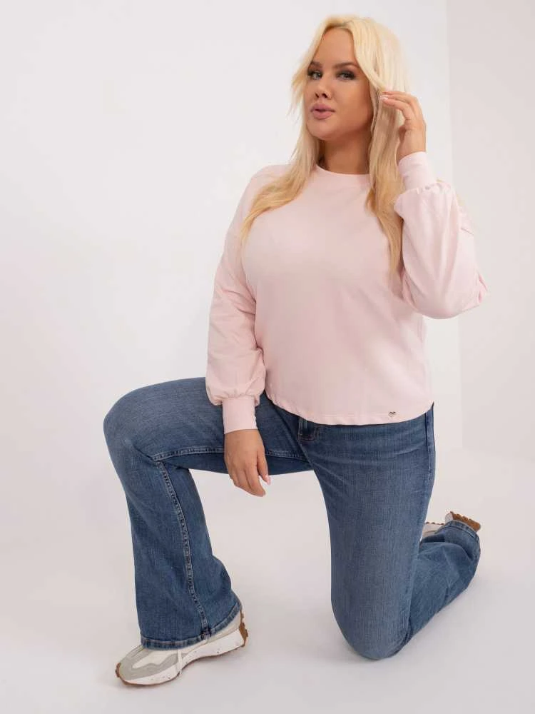 Basic Feel Good Megztinis-RV-BL-6317.94-šviesiai rožinis