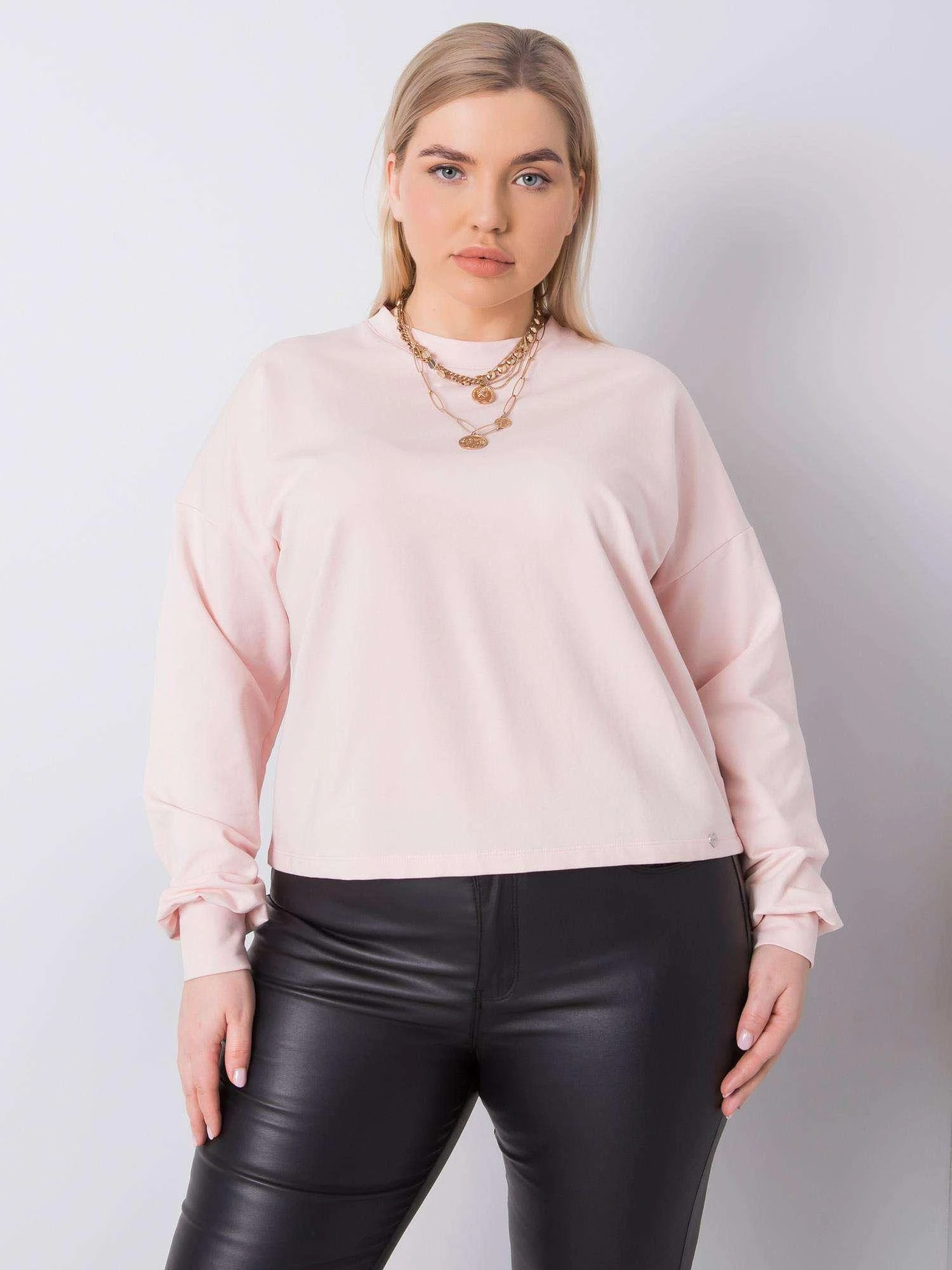 Basic Feel Good Megztinis-RV-BL-6317.94-šviesiai rožinis