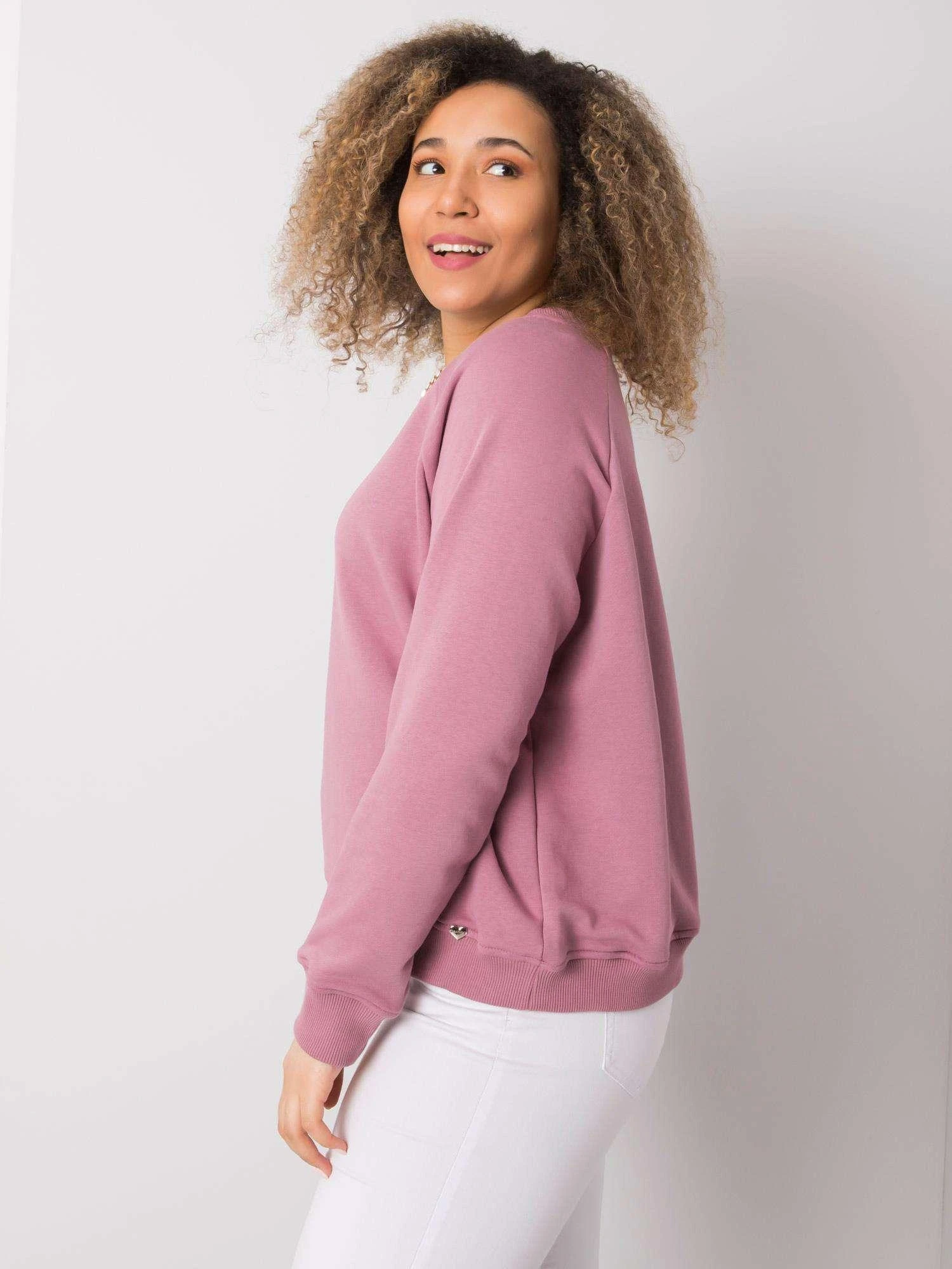 Basic Feel Good Megztinis-RV-BL-6326.02X-tamsiai rožinis