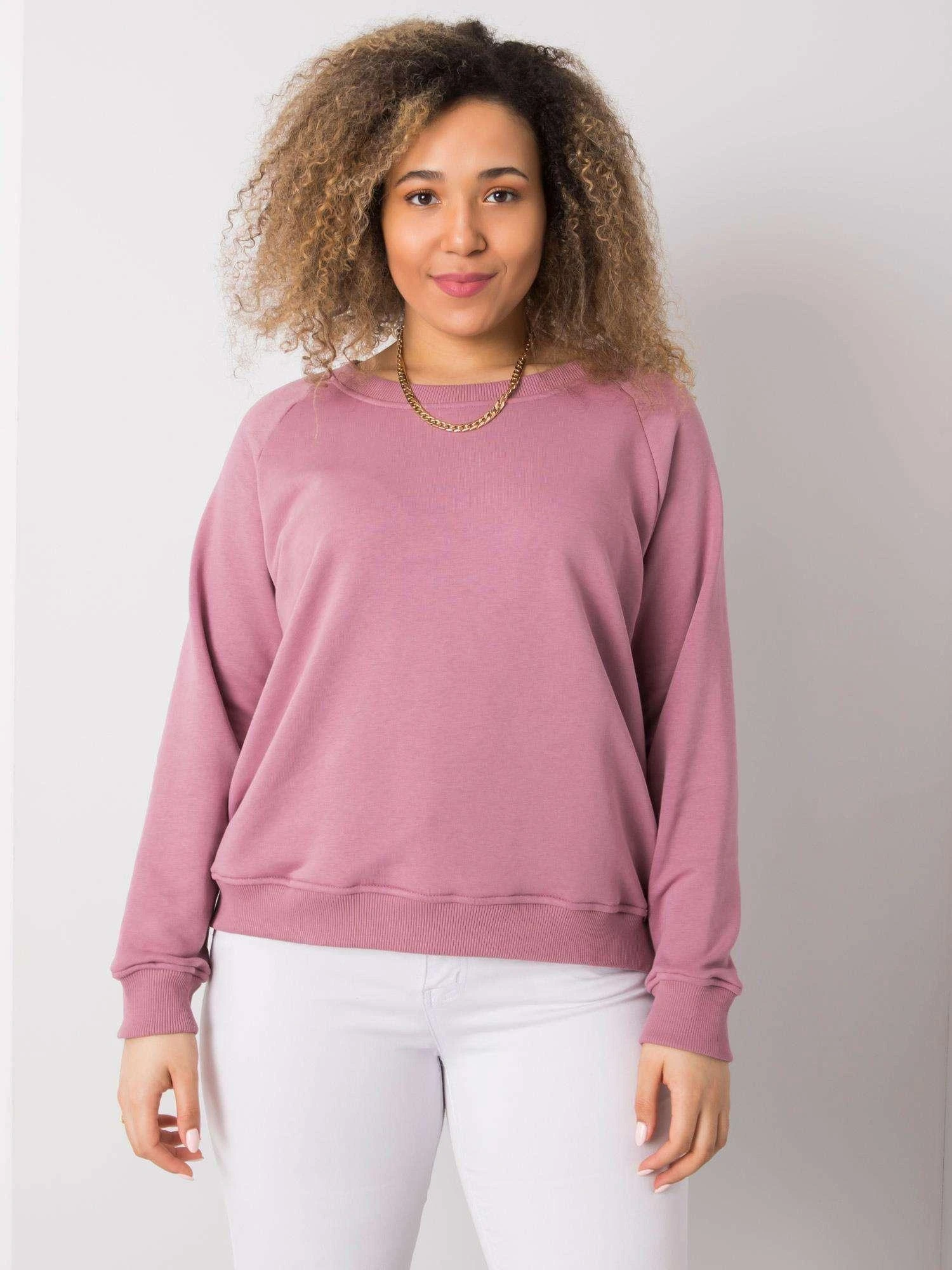 Basic Feel Good Megztinis-RV-BL-6326.02X-tamsiai rožinis